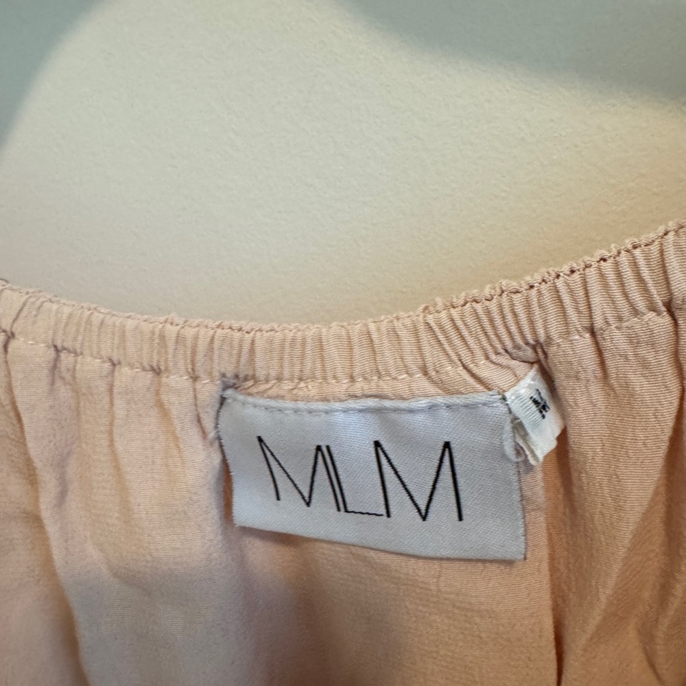 MLM ~ Maison Off-Shoulder Pink Ruffle Dress - Picture 5 of 5